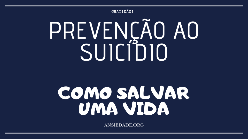 Prevención del Suicidio – Cómo salvar una vida